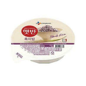 햇반 흑미밥, 210g, 12개