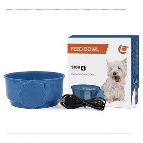 600ML 5V 개 대야 온도 반려동물 전기 일정한 공급기 걸이식 보존 물 10W 보울 열 USB, 1709 HEATED BOWL, 1개