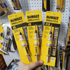 완료 DW2701 비트 2 유닛 1 6mm 10 #8 #6 카운터 플립 8mm 드릴 드라이브 #10 DEWALT DW2702 DW2700 싱크 드릴 우드, 1)DW2701, 1개