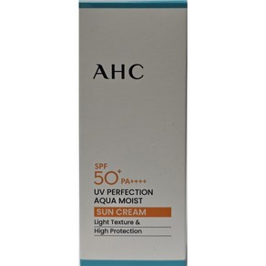 AHC 내추럴 퍼펙션 모이스트 선 크림 SPF50+ PA++++, 1개, 50ml