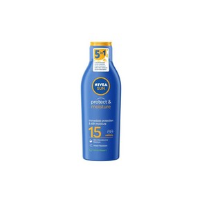 NIVEA 니베아 프로텍트 앤 모이스처 선로션 SPF15 200ml, 1개