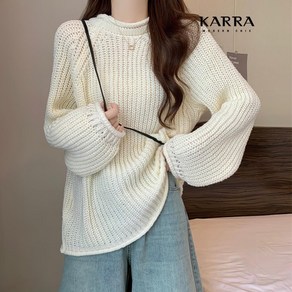 [카라] KARRA (77까지)볼드하찌라인니트_A4S0534