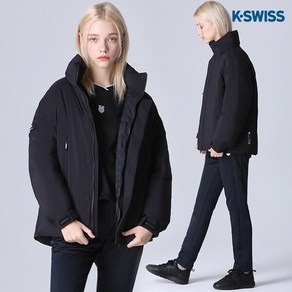 케이스위스 [케이스위스(K-SWISS)] 와펜 덕다운 숏패딩 점퍼