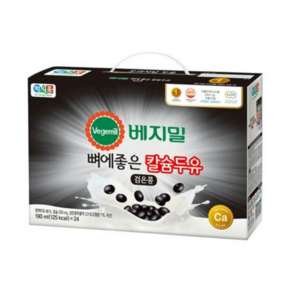 베지밀 뼈에좋은 칼슘 두유 검은콩 190ml 72팩(선물용)