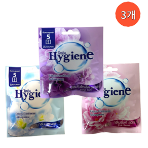 하이젠 태국 Hygiene 차랑용 방향제 옷장용 방향제 3팩 1세트, 3개, 8g