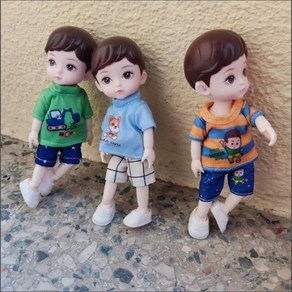 오비츠 Ob11 구체관절 인형 옷 소품 드레스 관절 남아용 여아용 장난감 신발 업 16cm 가동 1/12 BJD 귀여운 풀세트 선물 13, 01=geen, 1개
