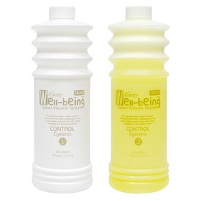 럭셔리 웰빙 스피드 골드 볼륨 펌 1제1000ml+2제1000ml, 1세트