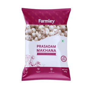 인도 Famley Pasadam Makhana Fox Nuts 폭스너트 100g 빅사이즈 풀 마카나 인도 스낵, 1개