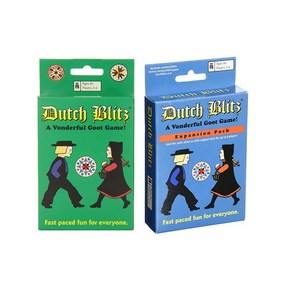 [당일출고] Dutch Blitz 미국 더치블리츠 보드게임 확장판 카드 게임 그린 블루 (2종 택1), Oiginal Geen, 1개