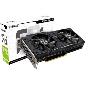 고사양 PALIT GEFORCE RTX 3060 듀얼 12GB GDDR6 192 비트 비디오 카드 - NE63060019K9-190AD