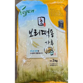 참식품 보리떡가루 보리빵가루 보리떡용 술빵 보리술빵 3kg, 1개