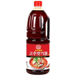 사조 요리백미 고추맛기름, 1.8L, 3개