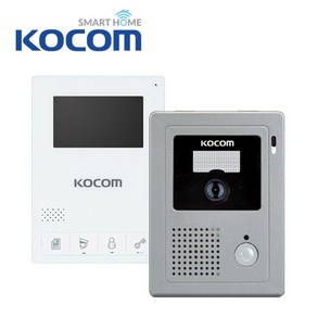 코콤 KCV-434W+KC-60 비디오폰 현관카메라 패키지 (화이트)