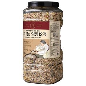 씻거나 불릴필요 없는 유기농 12곡 2kg, 1개