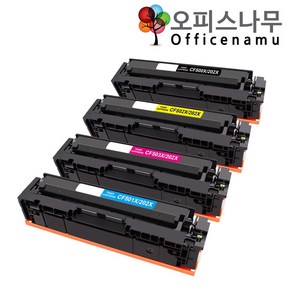 HP호환 M254nw 대용량 칼라4색세트 재생토너 선명한출력 CF500X, 1세트