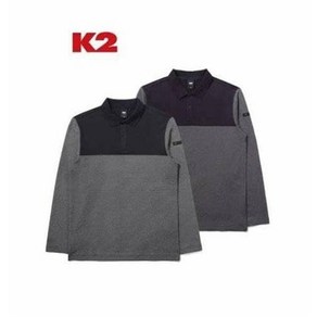 정품 보장- K2 남성 겨울 골프 등산 기모 폴로 티셔츠 오에스티 KMW22279