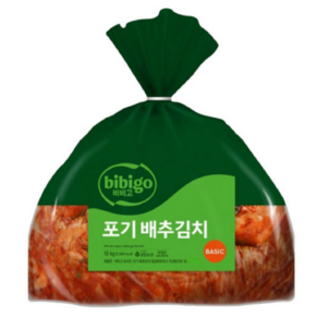 CJ제일제당 비비고 베이직 포기배추김치 10kg