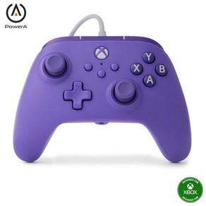 Xbox 시리즈용 PowerA 유선 컨트롤러 X S - Black Gamepad Video Game Controller가 One과 함께 작동합니다 723416