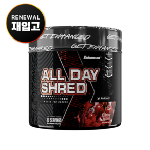 ALL DAY SHRED - [ENHANCED], 시트러스 퓨젼 맛, 1개, 200g