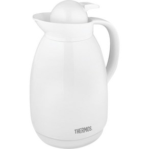 Themos 34OZ WHT Glass Caafe Pack of 1 white, 1개