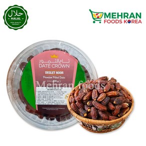 DATE CROWN Deglet Nou Dates 800g 데이트 크라운 디글렛 누르 씨없, 1개