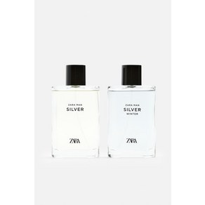 [국내배송]자라 ZARA SILVER + WINTER 오드 뚜왈렛 2 x 90ML (3.04 FL OZ) 남자 향수 754042