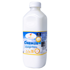 러시아식 달콤한 마시는 요거트 스노볼, 2개, 500ml