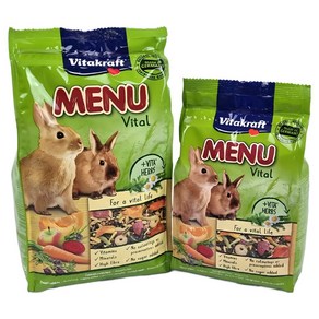 애니몰파크 비타크래프트 메뉴 바이탈 토끼사료 1kg 토끼먹이 애완토끼사료 기니피그사료 소동물사료 간식, 1개