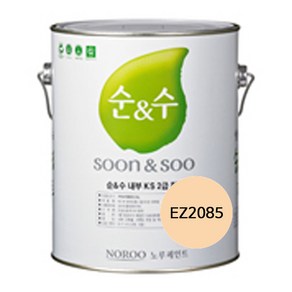 [노루페인트] 순앤수 100 내부용 수성페인트 4L, EZ2085, 1개