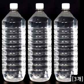 생수병 사각 3개, 화이트, 1500ml