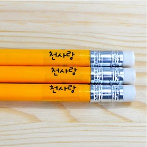 네임에이드 고해상도 방수네임스티커 사각(세로형), 1세트, 631-연필용 투명 그림없이