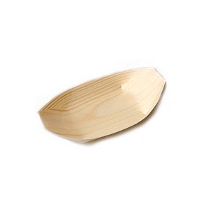 야키팩토리 타코야끼 전용 나무배 접시, 20개입, 1개