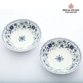 [로열스튜어트] 엘리자베스 블루 찬기 3호(중) 1P 도자기 예쁜 그릇 접시, 상세페이지참고, 1개