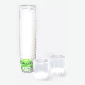 쿡앤락 다회용 일회용 투명소주컵, 20개, 1세트