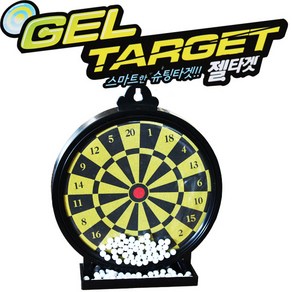 건스톰 접착식 젤타켓 젤타겟 아크로모형 실내사격, 1개