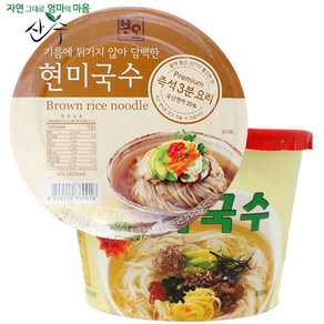기름에튀기지않은 담백한 즉석 현미국수 (92g), 12개