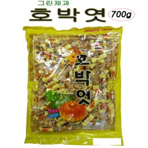 그린제과 호박엿 700g 효도선물 수능선물 화이트데이 살살녹음, 종합, 1개