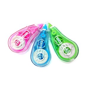 [씨티라인] 큐티수정테이프(5mm*6M) 색상랜덤 - 수정용품