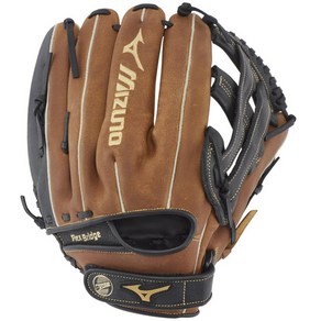 MIZUNO [GPSL1200-BR] 미즈노 유소년 글러브 (갈색+검정) 12인치, 1개