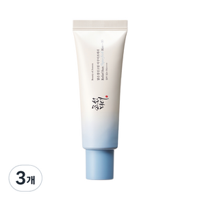 [NEW] 조선미녀 맑은쌀선크림 아쿠아프레쉬, 3개, 50ml