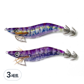 쯔리겐 미루드래곤 2.5 베스트컬러 2P 세트, #3.케이무라퍼플 + #11.케이무라이소에비, 3세트, 21g