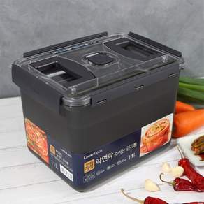 락앤락 숨쉬는 김치통 그레이, 11L, 2개