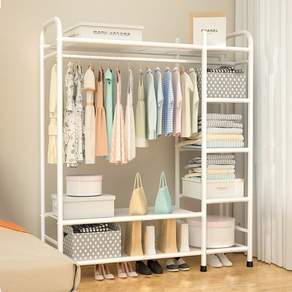 SeekFun 옷걸이 행거 옷장 스탠드 수납 선반 특대형 가정용 대용량 수납함 정리대 1200mm/1500mm, W1200