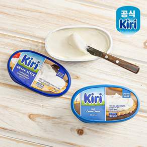끼리 크림치즈 스프레드 200g *2개 (플레인 그릭스타일) 택1, 플레인1개+그릭스타일1개, 2개
