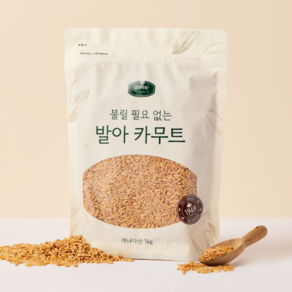 불릴 필요없는 발아카무트 1kg 고르네 캐나다산 카무트 호라산밀, 1개