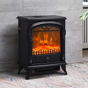 한스전자 불멍 인테리어 전기벽난로 LED 벽난로 히터 콘솔 미니 모닥불 조명, 로망T