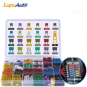 자동차용 카퓨즈 휴즈 22종 300PCS 전차종 적용, 300개, Car Fuses