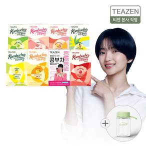 티젠 콤부차 8가지맛 혼합구성 80스틱 + 보틀증정, 1세트, 복합구성