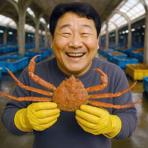 홍게에진심인편 선주직판 포항 직송 자숙 홍게, 1개, 고급 중 6kg 18~22미