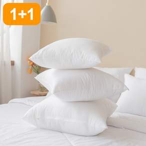 [누빌레라] 1+1 쿠션솜 예쁜 단단하고 탄탄한 빅 구름솜, 화이트, 1세트